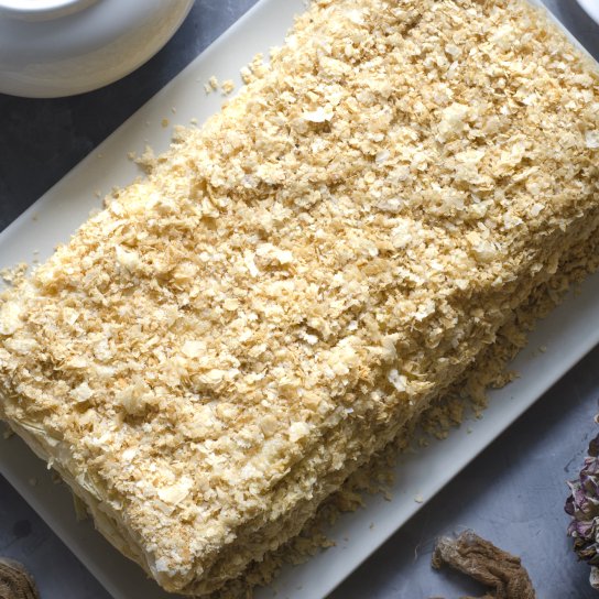 Листковий пляцок з яблуками