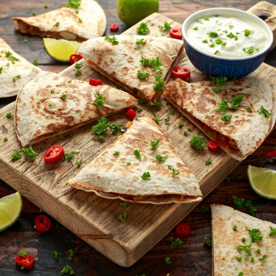 Кесадилья з овочами