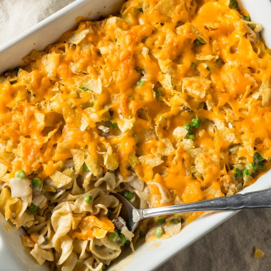 Запіканка з тунцем і макаронами