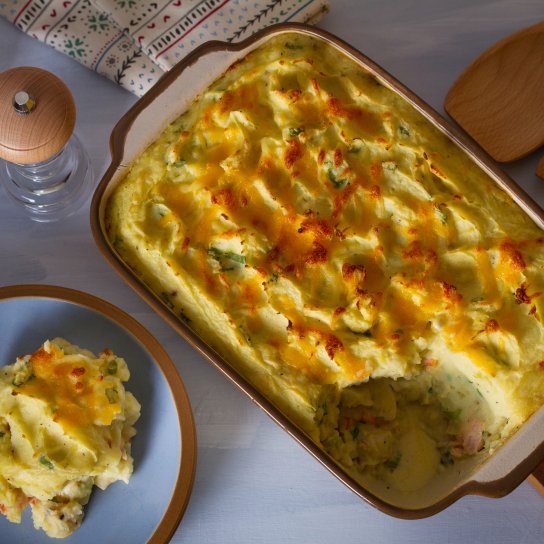 Рибний пиріг з тіста філо