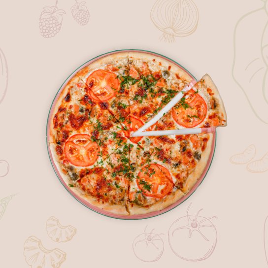 Піца з куркою від Клопотенка