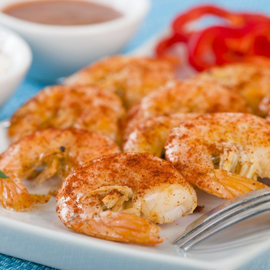 Креветки гриль з паприкою