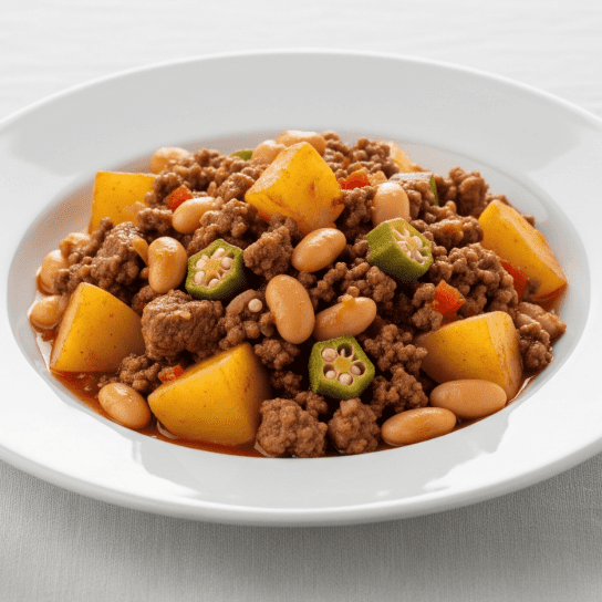 Пікадільйо з картоплею та фаршем