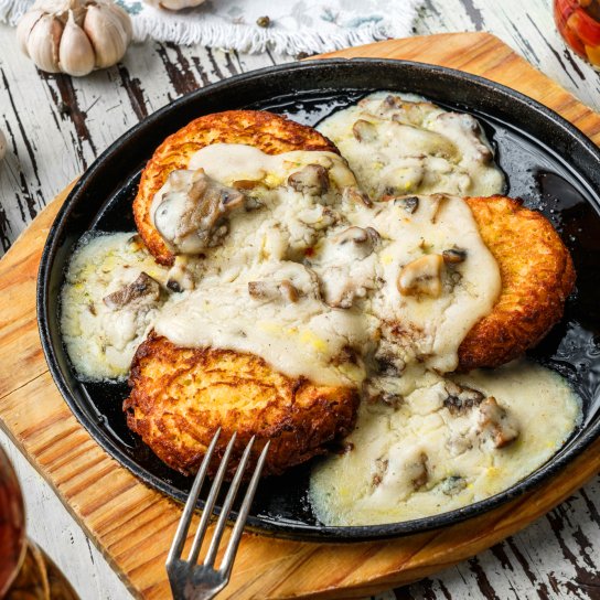 бандуряники з печерицями