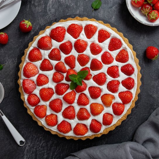 Полуничний сирник