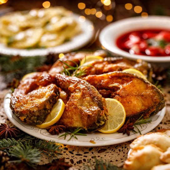 Смажений короп в кукурудзяній паніровці