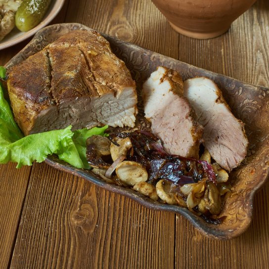 Свинина з травами