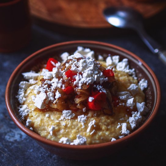 Банош з овочами