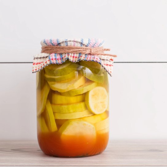 Мариновані кабачки з кетчупом чилі