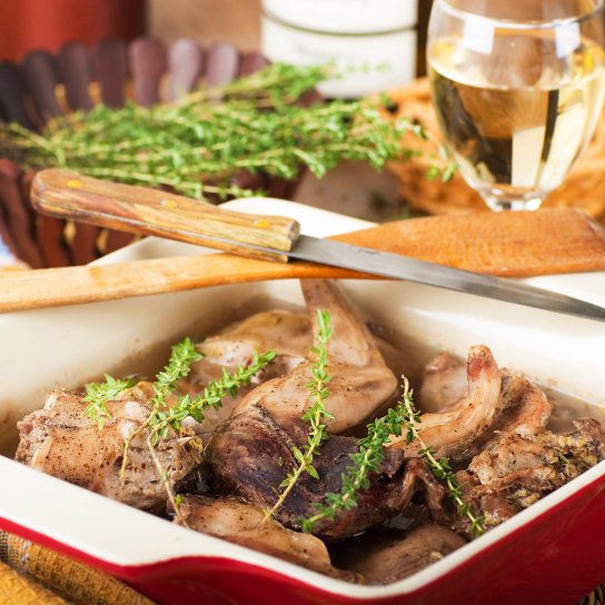 кролик у сидрі