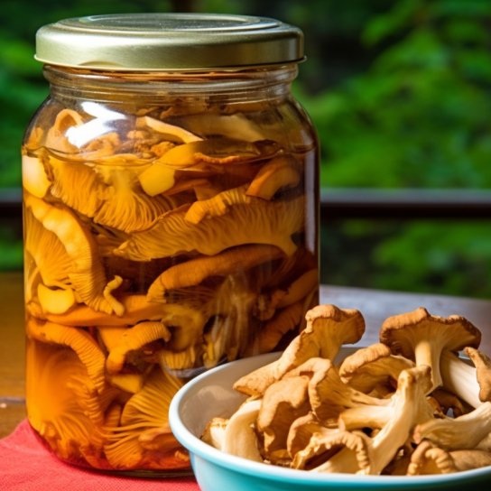 Мариновані лисички на зиму