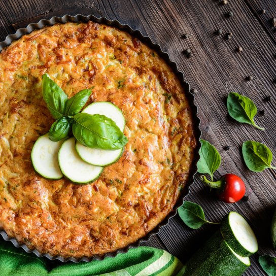 Паштида з кабачками та грибами