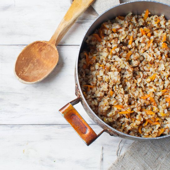 Гречка з овочами