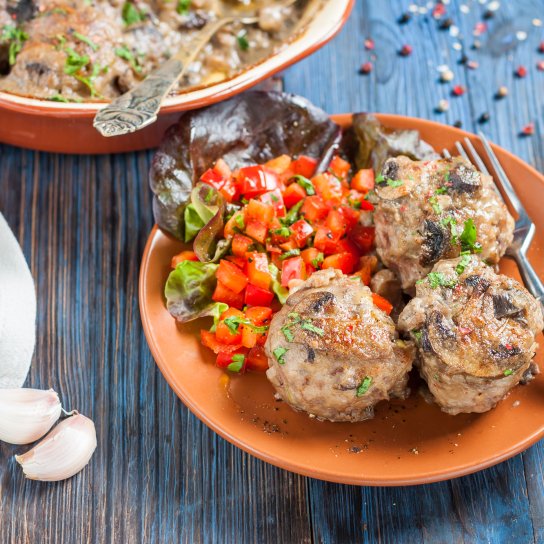 Гречаники с грибами