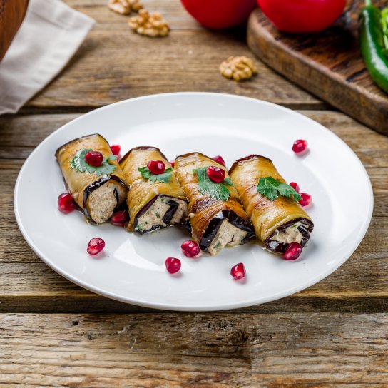 Рулетики з баклажанів без м’яса