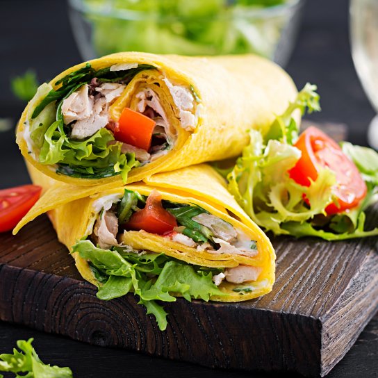 Печена закуска з баклажанів і кабачків