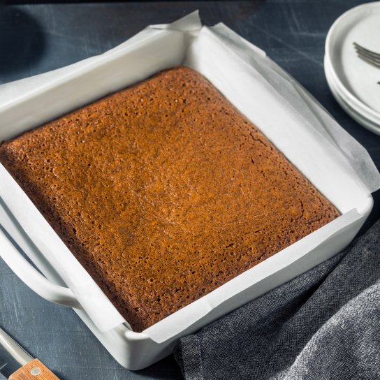 Пряничний пиріг із лимонною глазур’ю