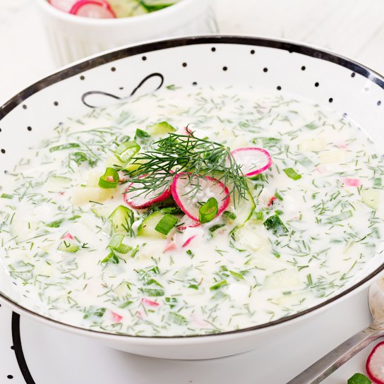 Окрошка з редискою