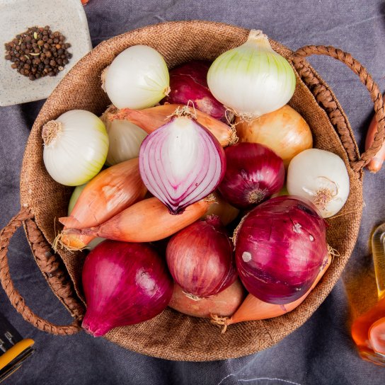 Різні види цибулі
