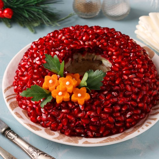 салат Гранатовий браслет