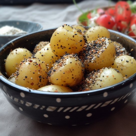 Молода картопля з маком