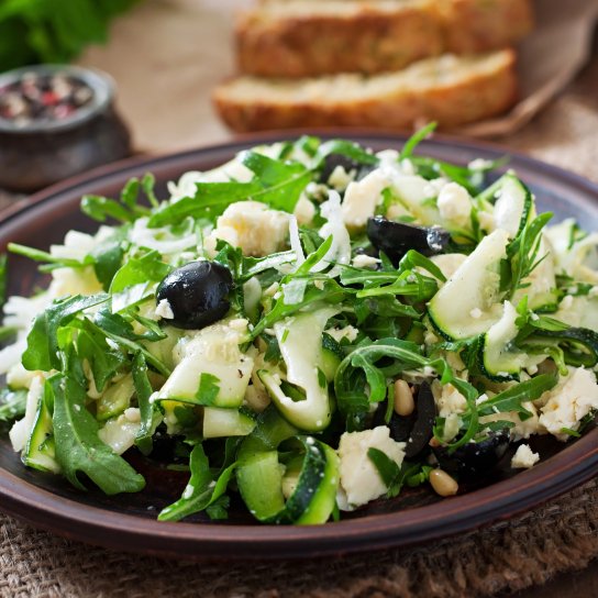 Салат з кабачків і плавленого сиру