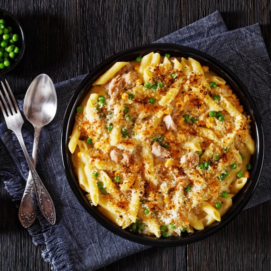 Паста з тунцем та крем-сиром