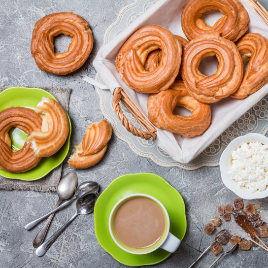 Пончики “Гніздечка” рецепт