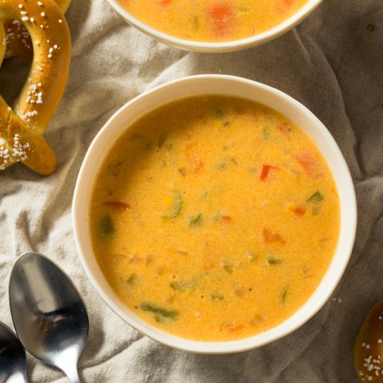 Суп з фаршем і плавленим сирком