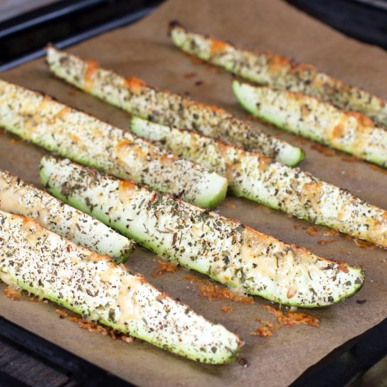 Запечені в маринаді кабачки