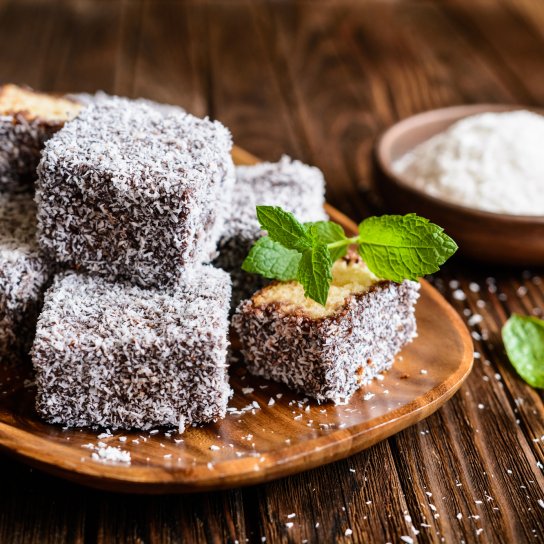 Пирожные "Ламингтон" рецепт