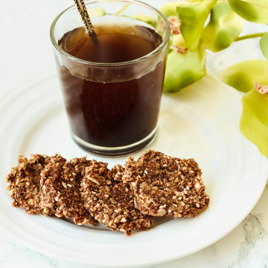 Крекери з насіння льону та гарбуза