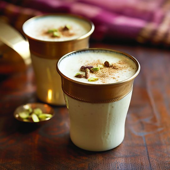 Молоко з мигдалем і фісташками