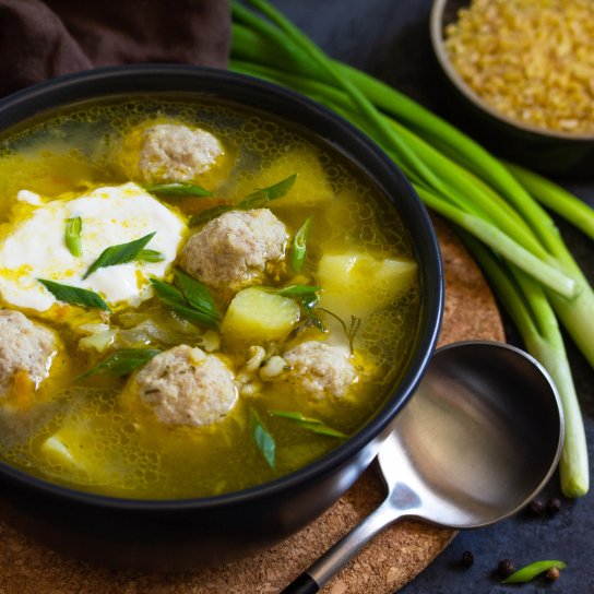 Розсольник з фрикадельками