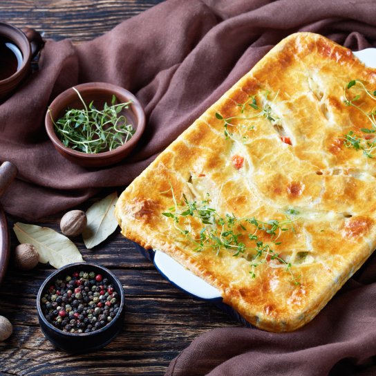 Пиріг з індичкою