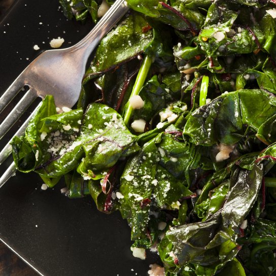 Смажений мангольд