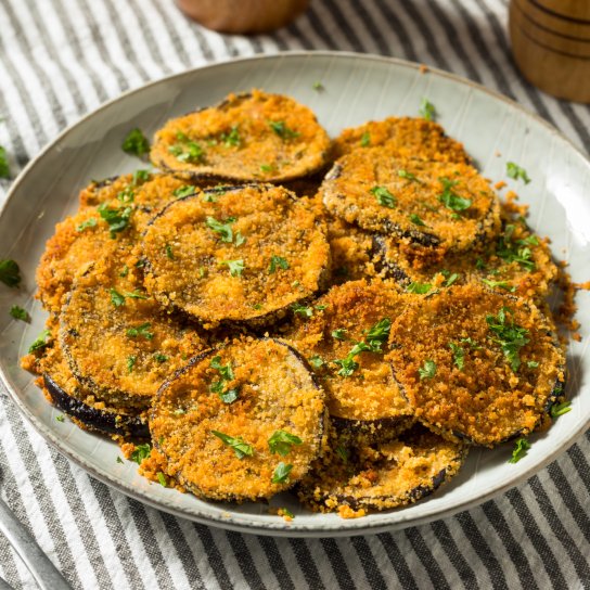 Баклажаны в панировочных сухарях