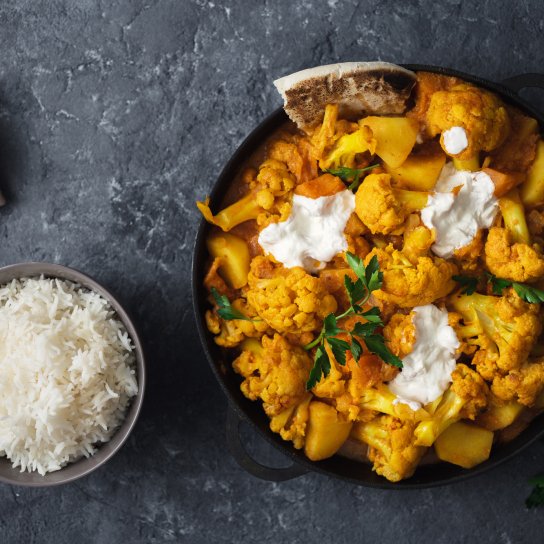 Карі із цвітної капусти