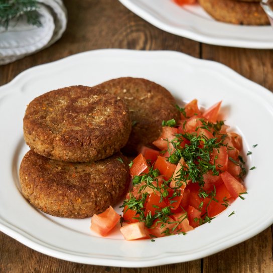 Пісні гречаники з овочами