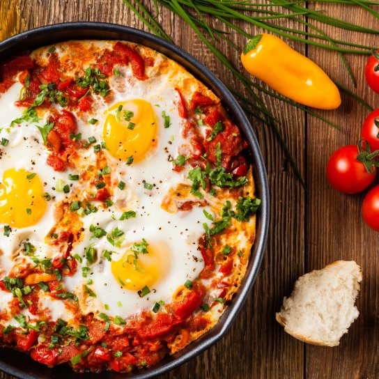 Шакшука з чорізо