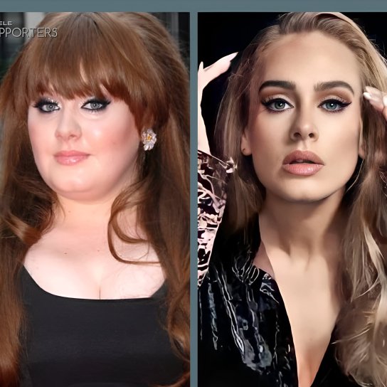 Адель похудела фото До и После