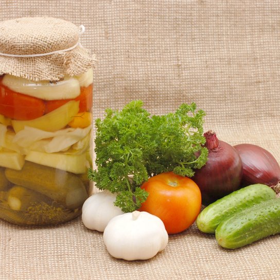 Овощное ассорти в банке на зиму