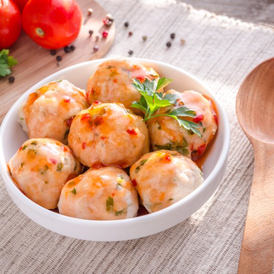 Тюфтельки з курячого фаршу і спельти