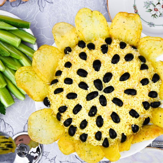 салат Соняшник