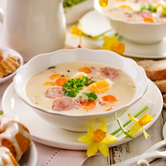 Польський білий борщ