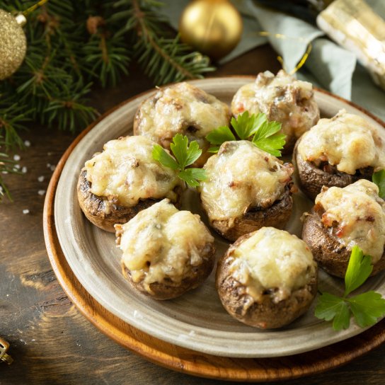 Фаршировані печериці