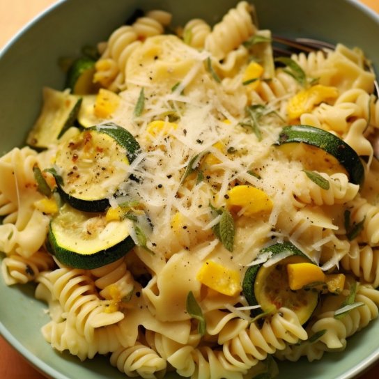 Часникова паста з цукіні та кукурудзою