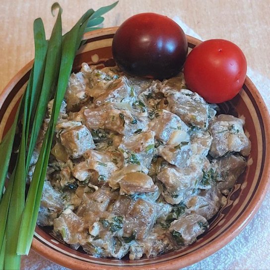 Баклажаны в сметане