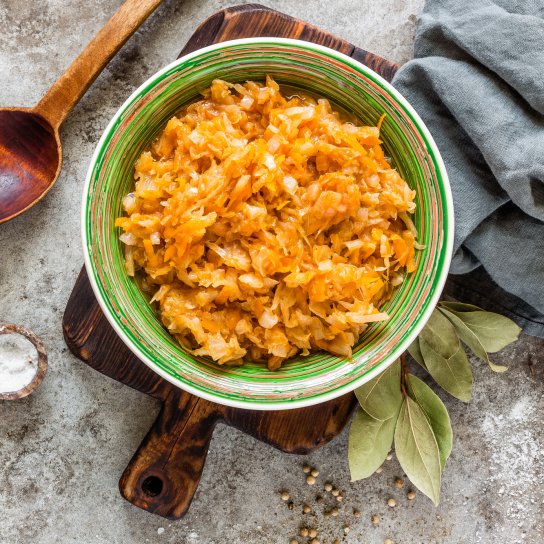 Тушкована капуста в мультиварці