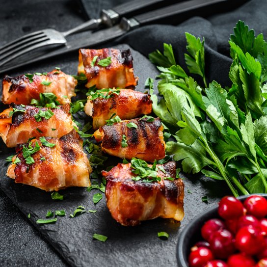 Курятина, завернутая в бекон